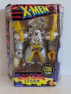 Storm - Vintage 1997 Toy Biz X-Men Mega Armor Storm Battle Action Figure Sealed Box