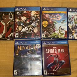 PS4 Videogame Lot New