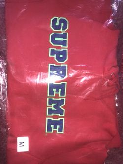 SUPREME COLLEGIATE LOGO HOODIE🔥size M