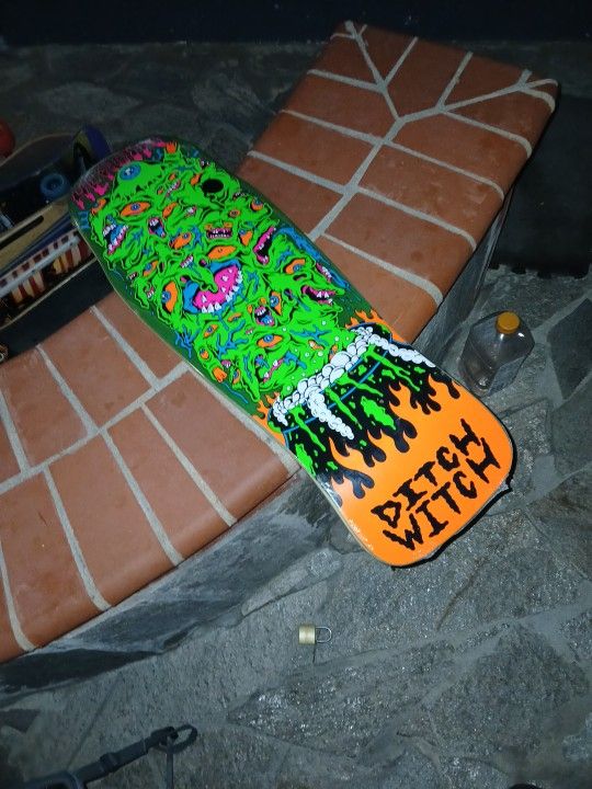 Heroin Skateboard Ditch Witch In Shrink..make A Fair Offer