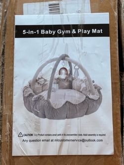 5-in-1 Baby Gym & Play Mat