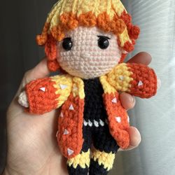 Crochet Anime Doll Zenitsu Demon Slayer