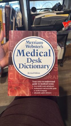Merriam Websters Medical Desk Dictionary