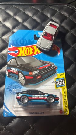 Lot of 2 Hotwheels Honda CR-X. 1 loose 1 in package