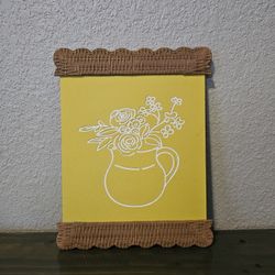 Wall Decor-flowers In Vase