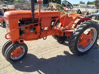 Vintage 1946 Case VAC Orange Farm Tractor