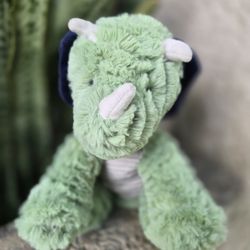 Dinosaur Triceratops Green Just One You Carter's Stuffed Animal Baby Infant Toy