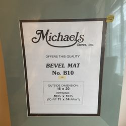 9 Brand New Bevel Mats + Small Canvas - Feel Free To Ask Questions