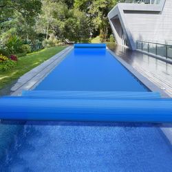 Solar Pool Cover, 12Mil 6x12 Foot Rectangle for Above-Ground and In-Ground Pools, 1200Series (6x12 FT)