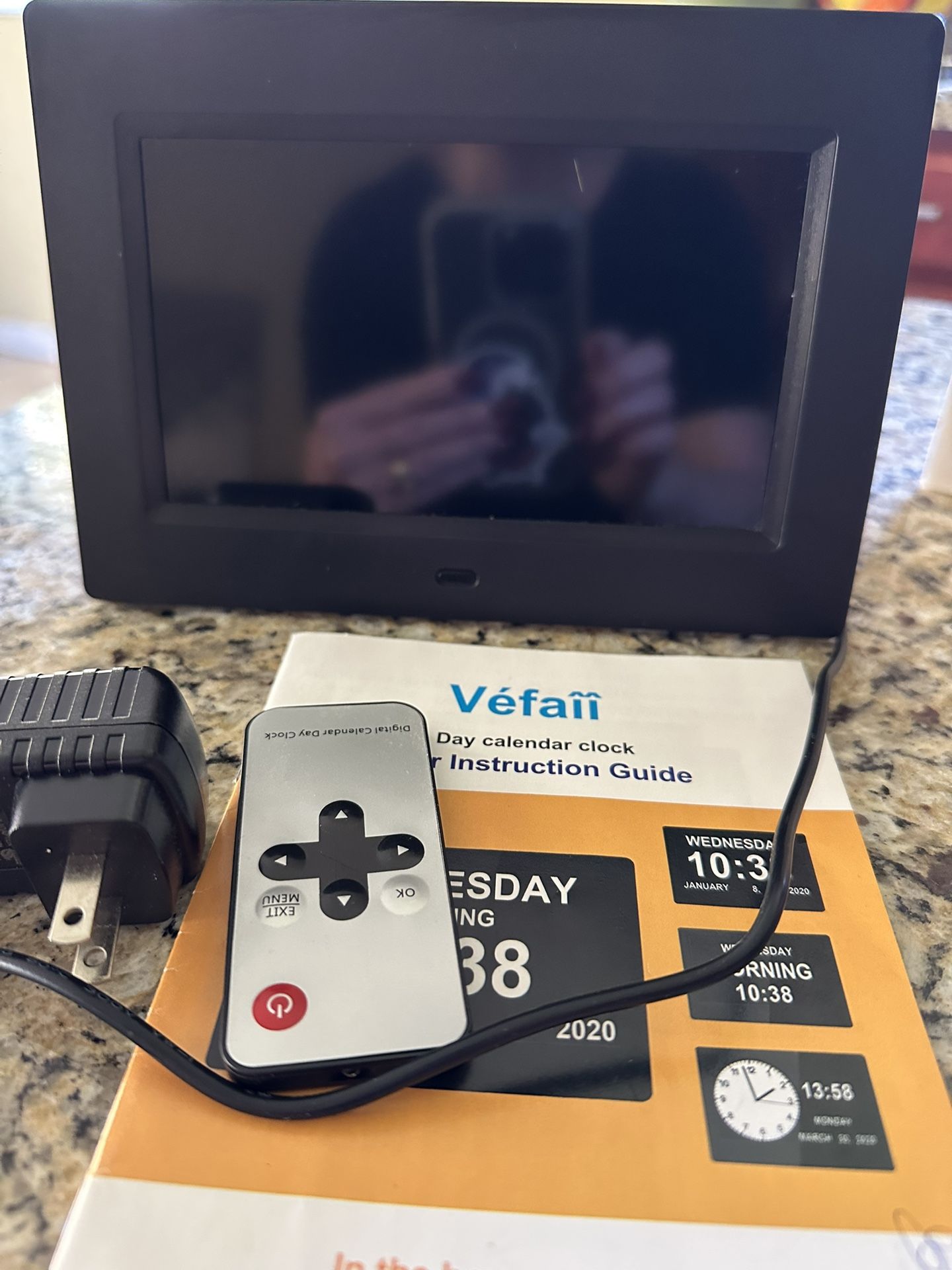 Digital Tabletop Clock/Calendar