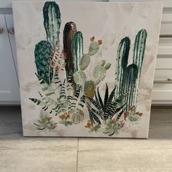 Cactus Canvas Art