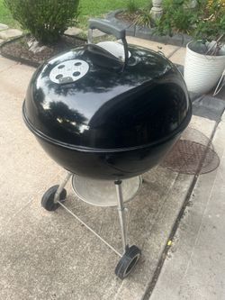 Weber charcoal 34” high charcoal grill