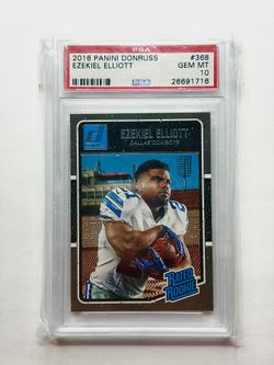 PSA 10 Ezekiel Elliott Dallas Cowboys GEM MINT 10