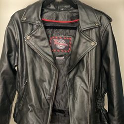 Women’s Leather Motorcycle Jacket  