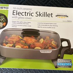 Presto 16” Electric Skillet , New!