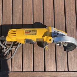 DeWalt 4 1/2” angle grinder