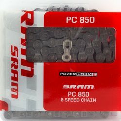 Brand New- Sram PC 850 8 speed chain/Power Chain II