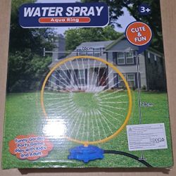 Sprinkler for Kids, Toddler Outdoor Water Kids Toys 3-5, with 46 Rotating Spray Nozzles, Summer Backyard Game, Outside Toys for Ages 4-8, Birthday Boy
