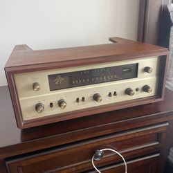 Vintage Fisher 500B Stereo Receiver With Wood Case