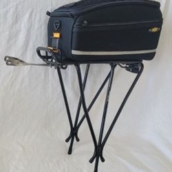 Bicycle rack. Trunkbag. Quick track. Topeak