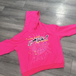 Pink Spider Hoodie 