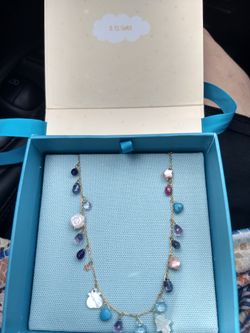 18 kt Dubai Necklace with gemstones,  beautiful