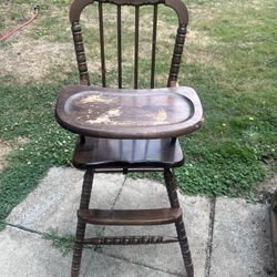 Antique High Chair