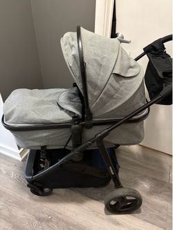 Mom push stroller