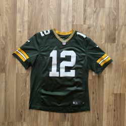 Nike Green Bay Packers NFL Aaron Rodger’s Football Jersey Size Large
