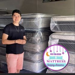 Full Size Mattress Pillow Top 14 Inches Quality & Comfort Also Available Twin-Queen-King New From Factory