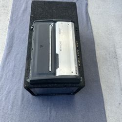 JL Speaker With Kenwood Amplifier 