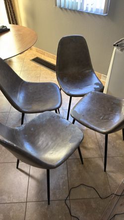 Grey chairs