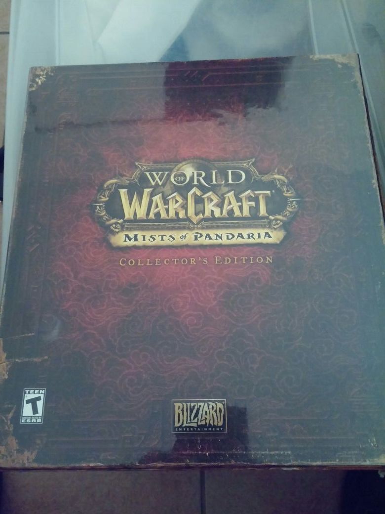 Wow mist of pandaria collector edition new