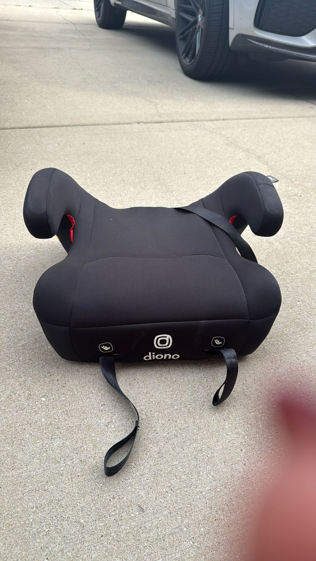 Diono Solana 2 XL 2022, Dual Latch Connectors, Lightweight Backless Belt-Positioning Car, 8 Years 1 Booster Seat, Black