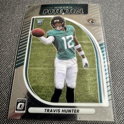 Travis Hunter Football Card – Jaguars – Optic Hidden Potential