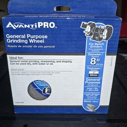 Avanti Pro 8 in. x 1 in. General Purpose Bench Grinding Wheel