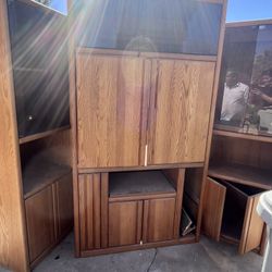 Oak Entertainment center 