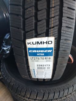 New set of tires 275 70 18 lt