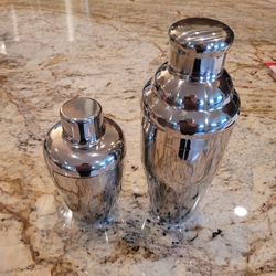 Silver Beverage Shakers