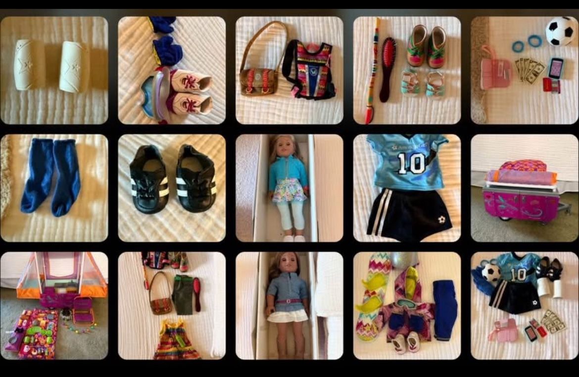American Girl Dolls, Camper, Clothes & More!