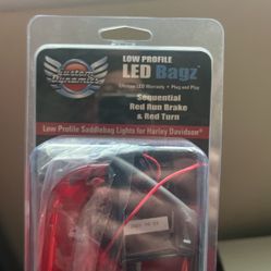 Custom Dynamics Sequential Bag Lights Red