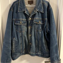 Vintage Lee Shirpa Lined Denim Jacket Men’s Large