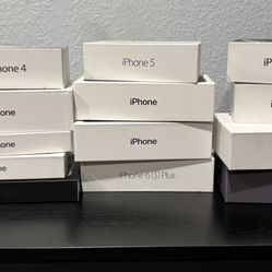 13 EMPTY iPhone BOXES