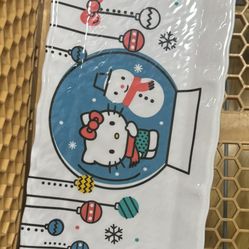 Hello Kitty Christmas Platter Snowglobe