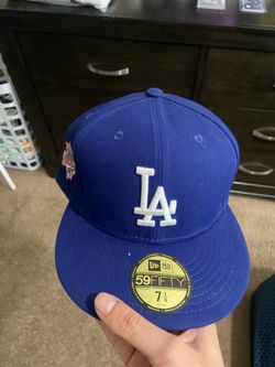 Blue dodgers hat multiple patches 7 1/4