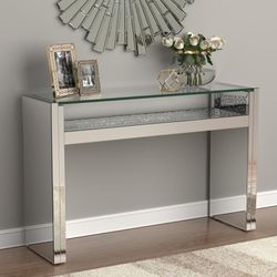Silver Console Table