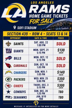 Rams tickets