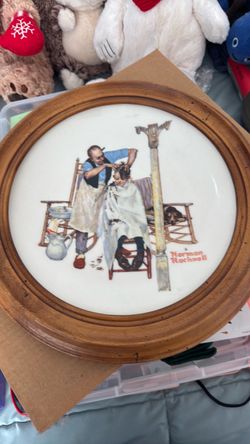Norman Rockwell Collectible Plate- “Shear Agony”