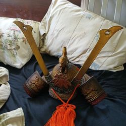 Japanese Vintage Samurai Warlord Kabuto Warring States Period Decoration Japan