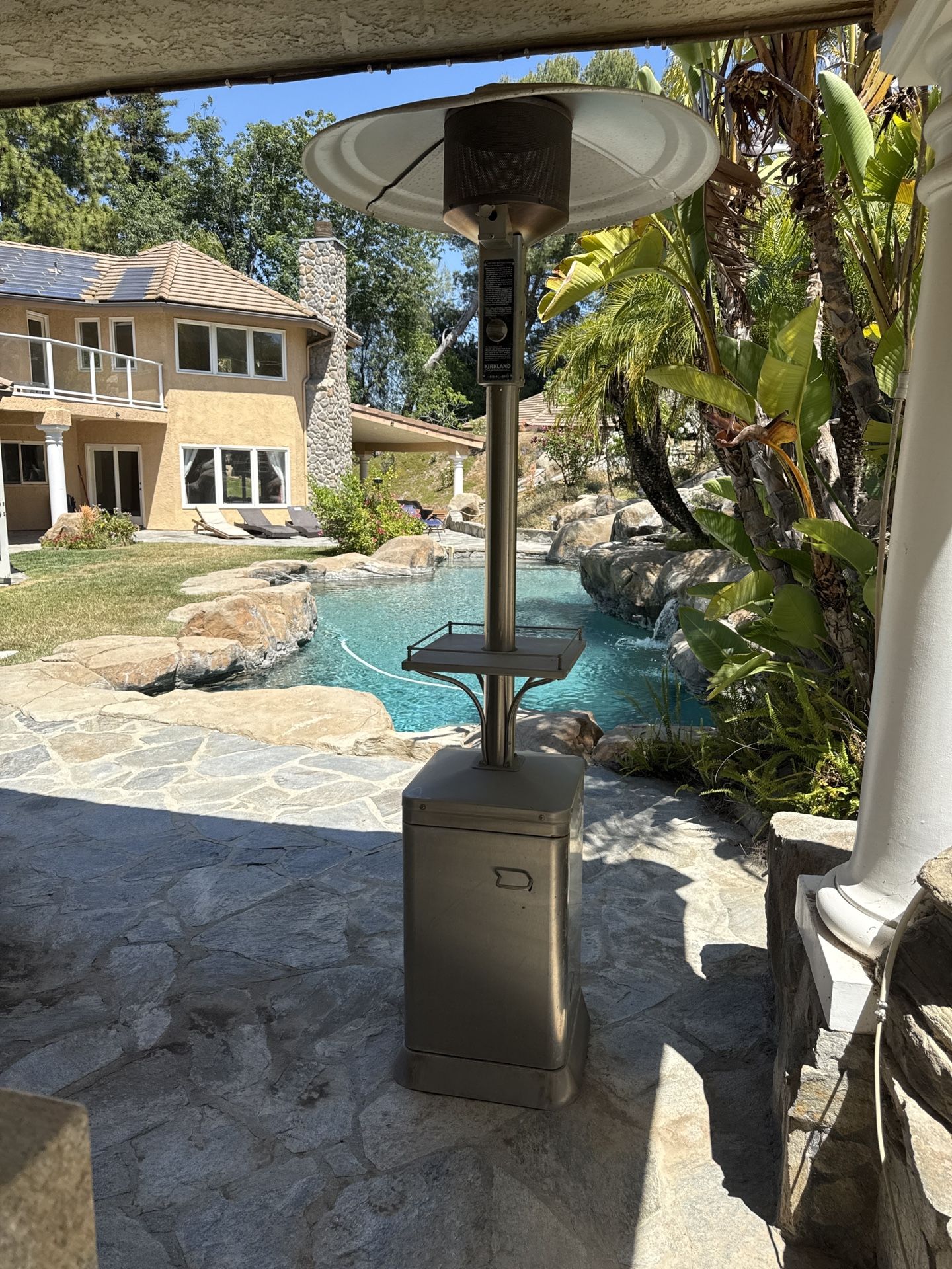 Stainless Steel Patio Heater – $75
